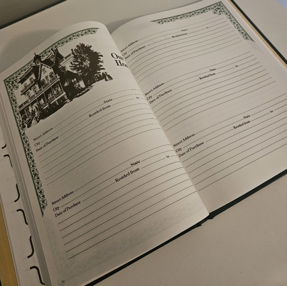 Our Family Tree Vintage Blank Genealogy Book - Picture 5 of 9